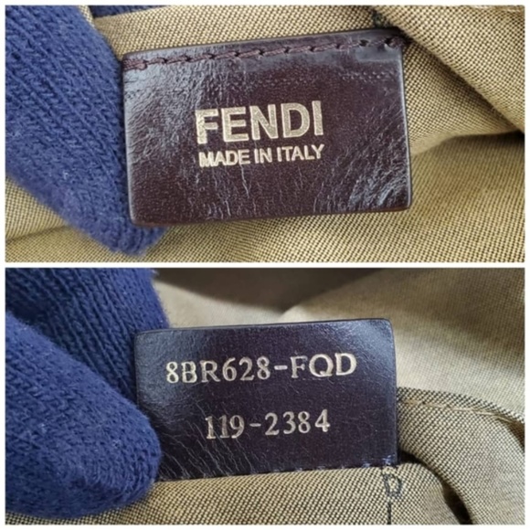 Authentic Fendi Metallic Zucca Chef Tote - Picture 9 of 9